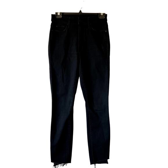 Mother Stunner zip Ankle Step Fray Not Guilty Skinny Jeans Size 26 DR - Picture 2 of 6